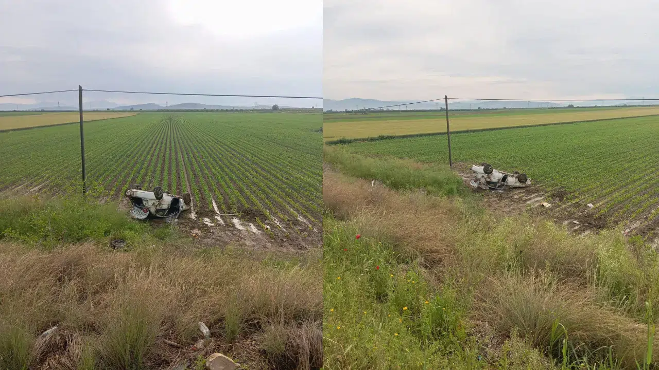 Adana Kozan'da araç takla attı : 4 kişi yaralandı