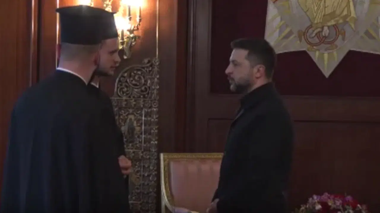 Ukrayna Devlet Başkanı Zelensky, Fener Rum Patrikhanesi'ni ziyaret etti