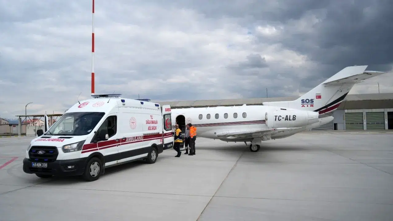 Muş’ta 2 günlük bebek için zamanla yarış !