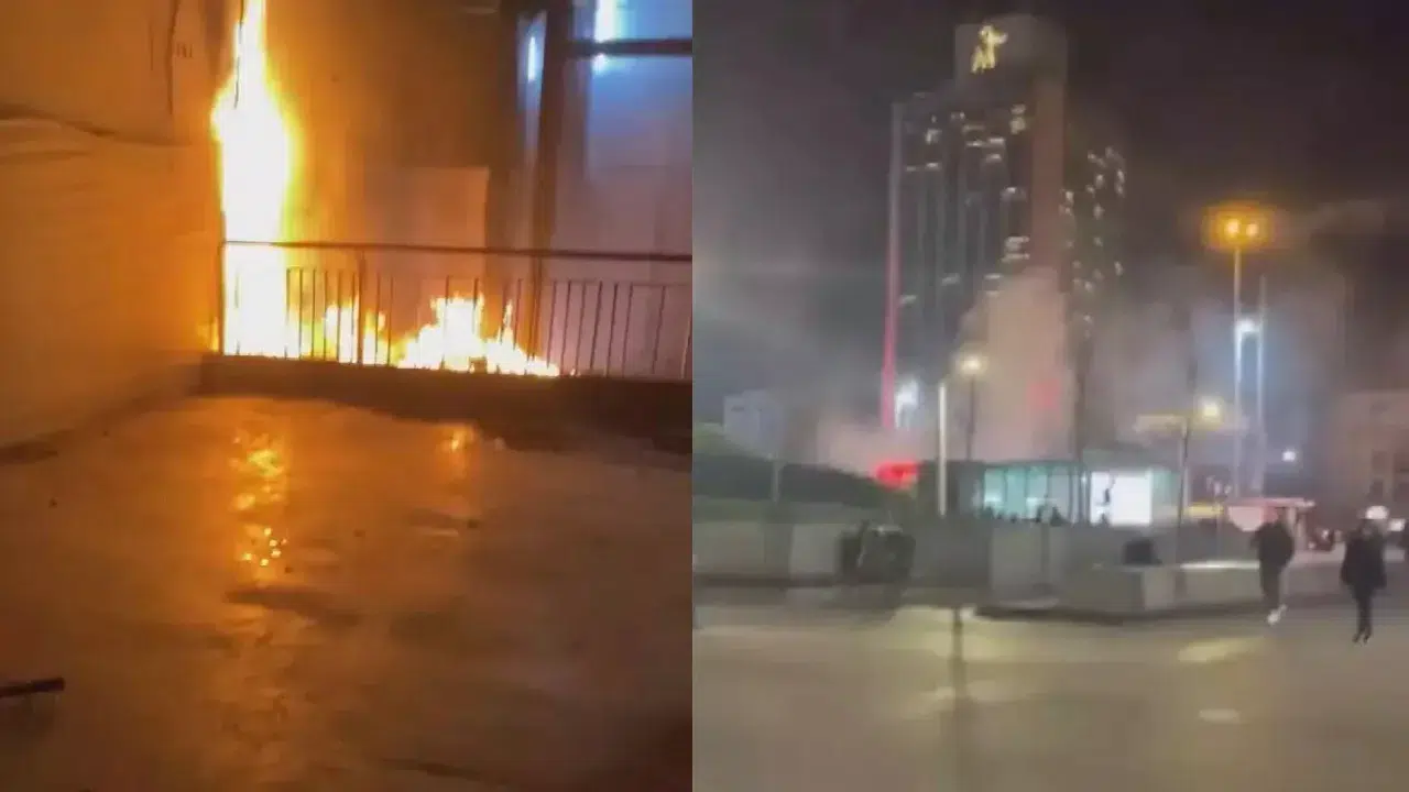 Taksim Metro İstasyonu'ndaki asansörde yangın çıktı