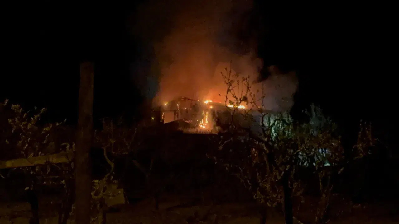 Tokat'ta evde korkutan yangın