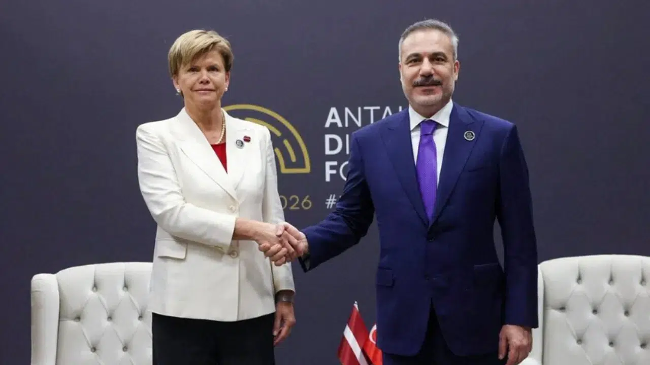 Dışişleri Bakanı Fidan, Letonyalı mevkidaşı Braze ile görüştü