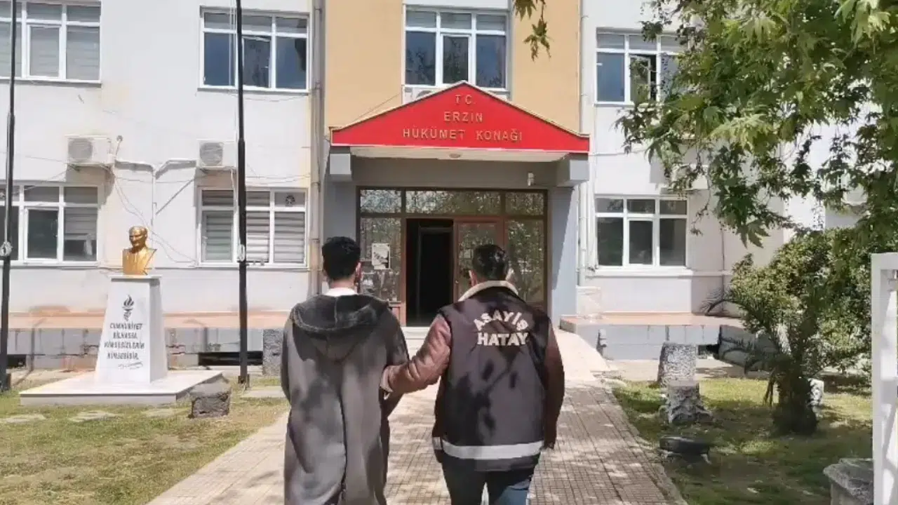 Hatay Erzin'de hapis cezası bulunan şahıs yakalandı