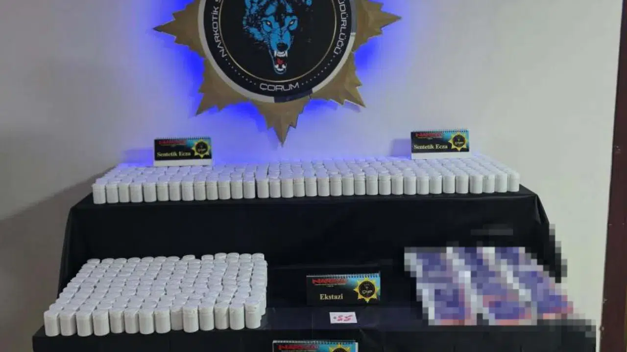 Çorum'da zehir tacirlerine operasyon düzenlendi : 12 şüpheli tutuklandı