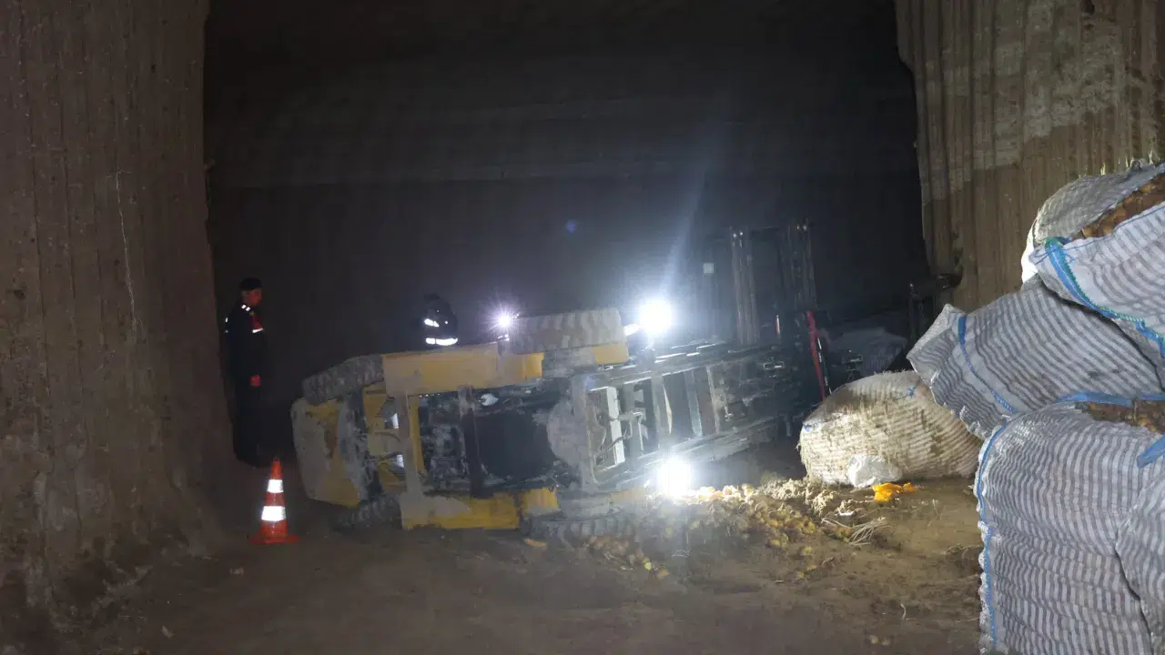 Nevşehir’de forkliftin altında kalan işçi hayatını kaybetti
