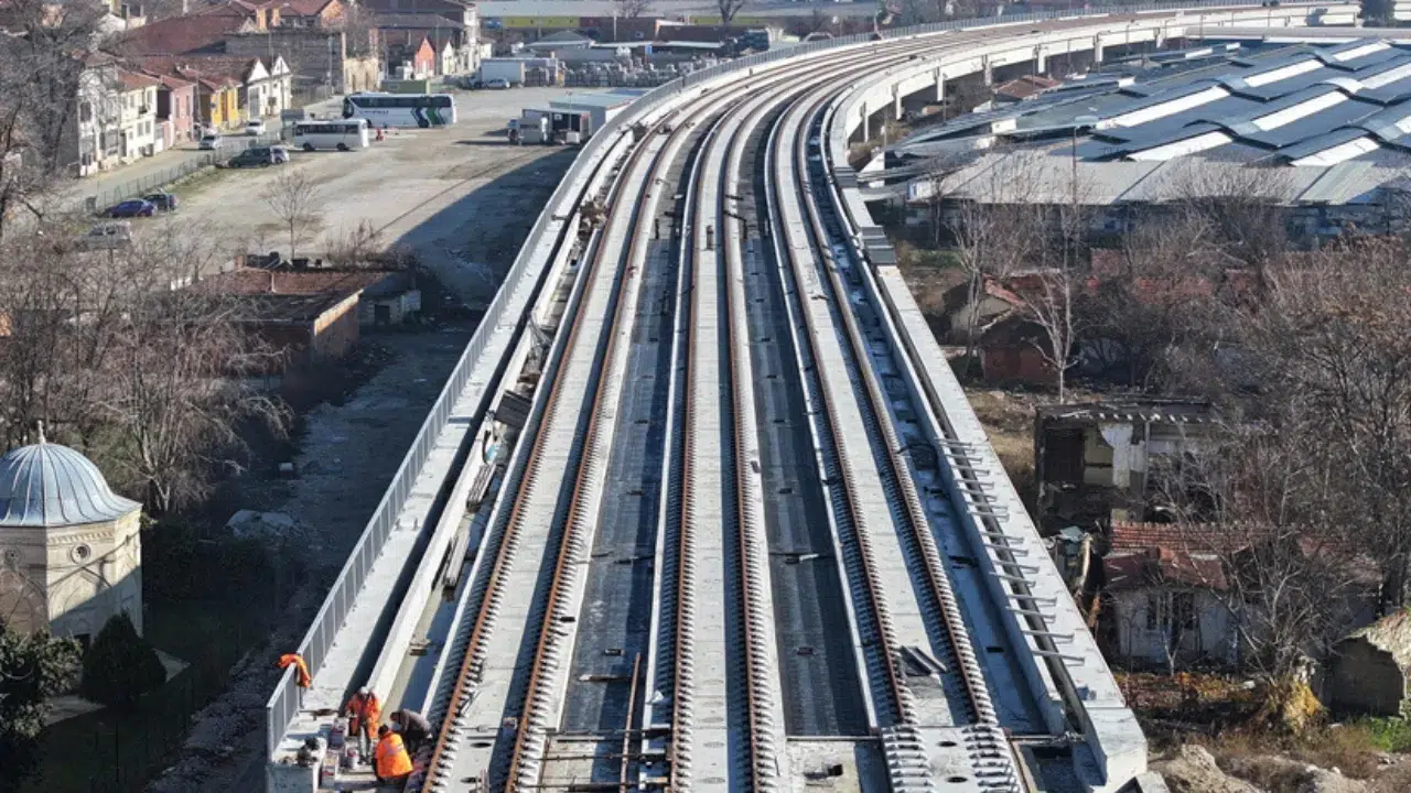 Halkalı-Kapıkule Hızlı Tren Hattı’nda test süreci başladı