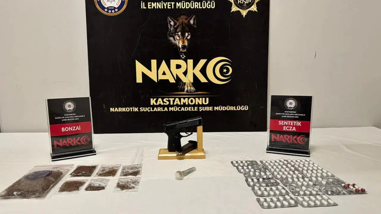 Kastamonu'da uyuşturucu operasyonu : 6 gözaltı
