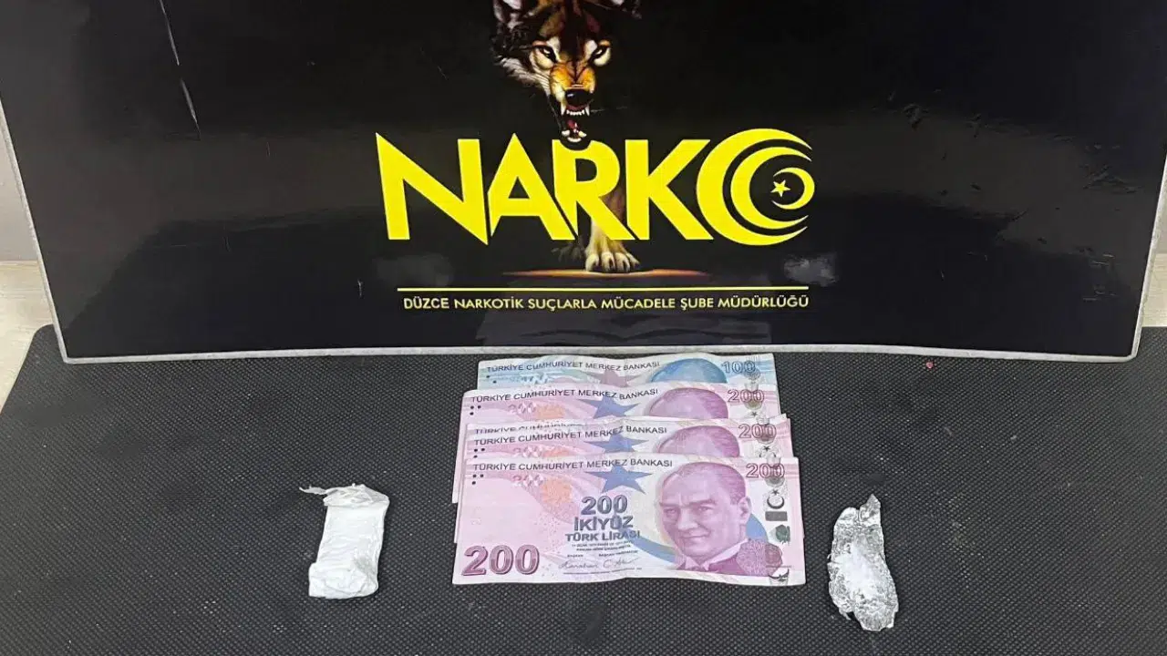 Düzce'de uyuşturucu operasyonu : 1 tutuklu