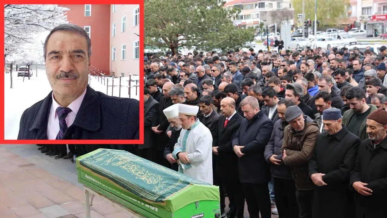 Erzincan'da sevilen okul müdürü son yolculuğuna uğurlandı