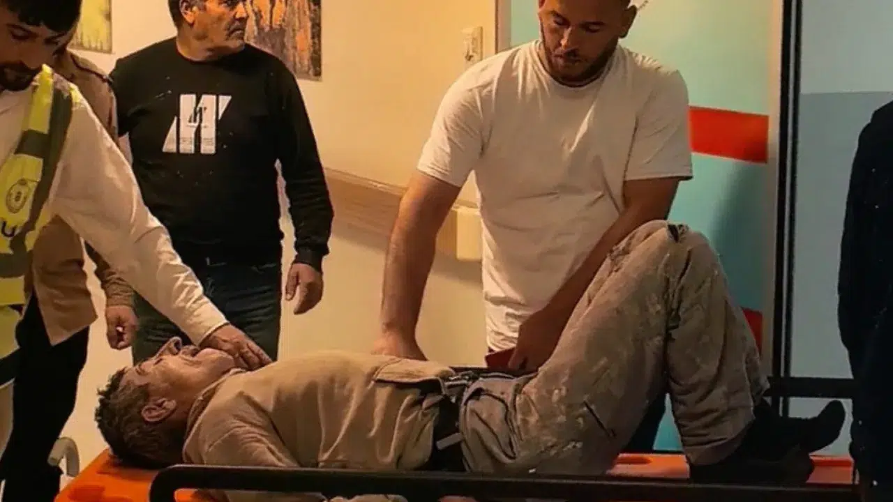 Bursa İnegöl’de fabrika inşaatında iş kazası : Duvardan düşen işçi ağır yaralandı