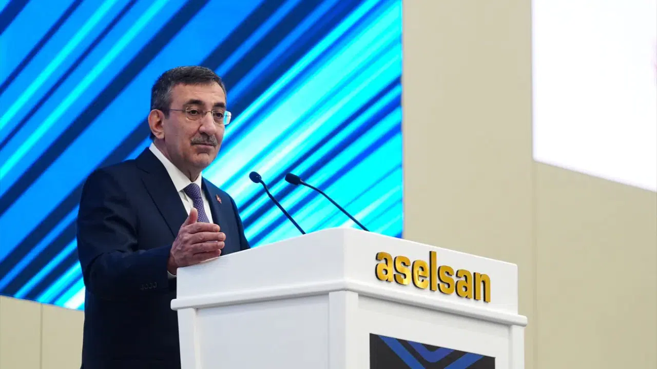 Cumhurbaşkanı Yardımcısı Yılmaz, Ünversite-Savunma Sanayii Güç Birliği Töreni’nde konuştu