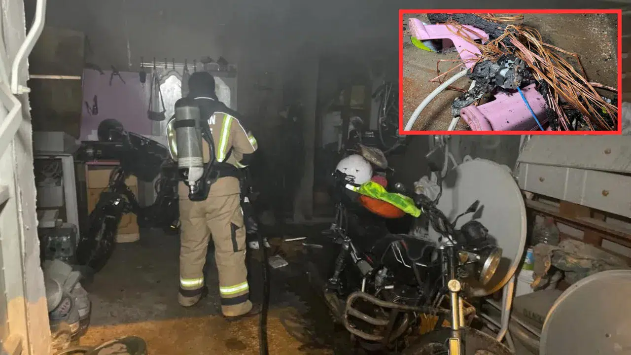 Karaman'da yanan elektrik kablosu büyük paniğe neden oldu