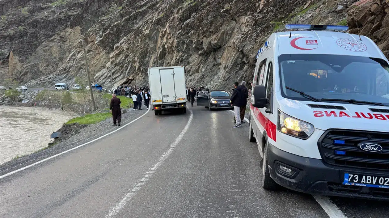 Şırnak'ta kayalıklardan düşen adam yaralandı
