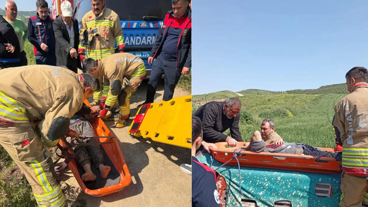 Antakya'da bir kadın traktörün altında kalıp yaralandı
