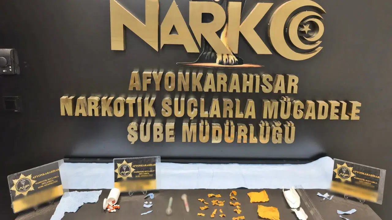 Afyonkarahisar'da uyuşturucu operasyonu : 1 tutuklu