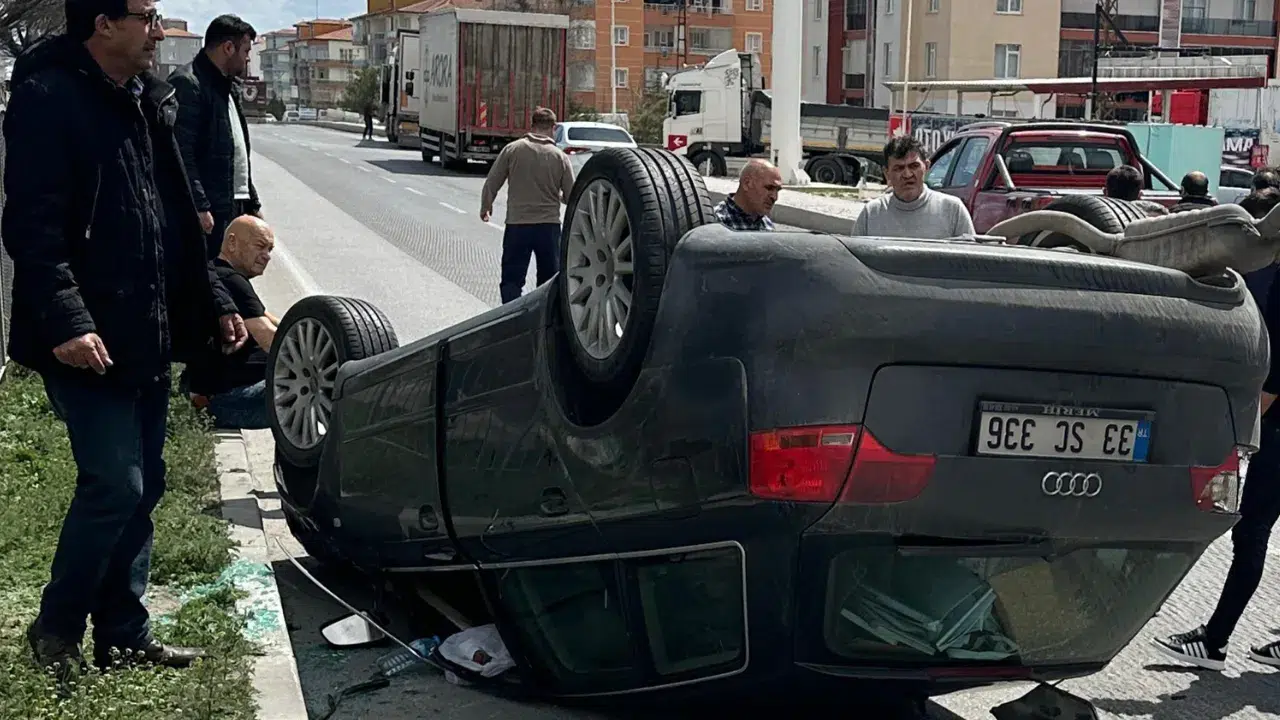Konya Karapınar'da kaza : 2 yaralı