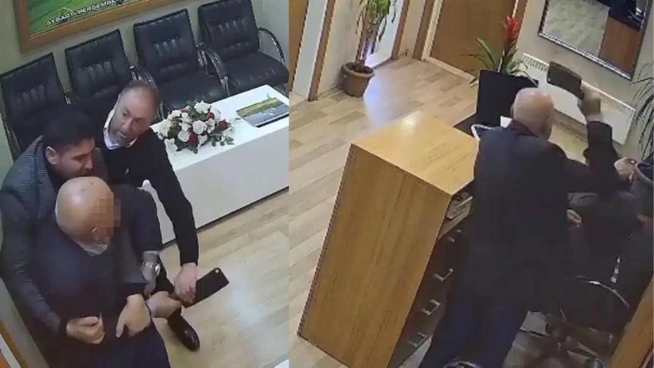 Belediye binasında kan donduran saldırı : Belediye çalışanının başına satırla vurdu