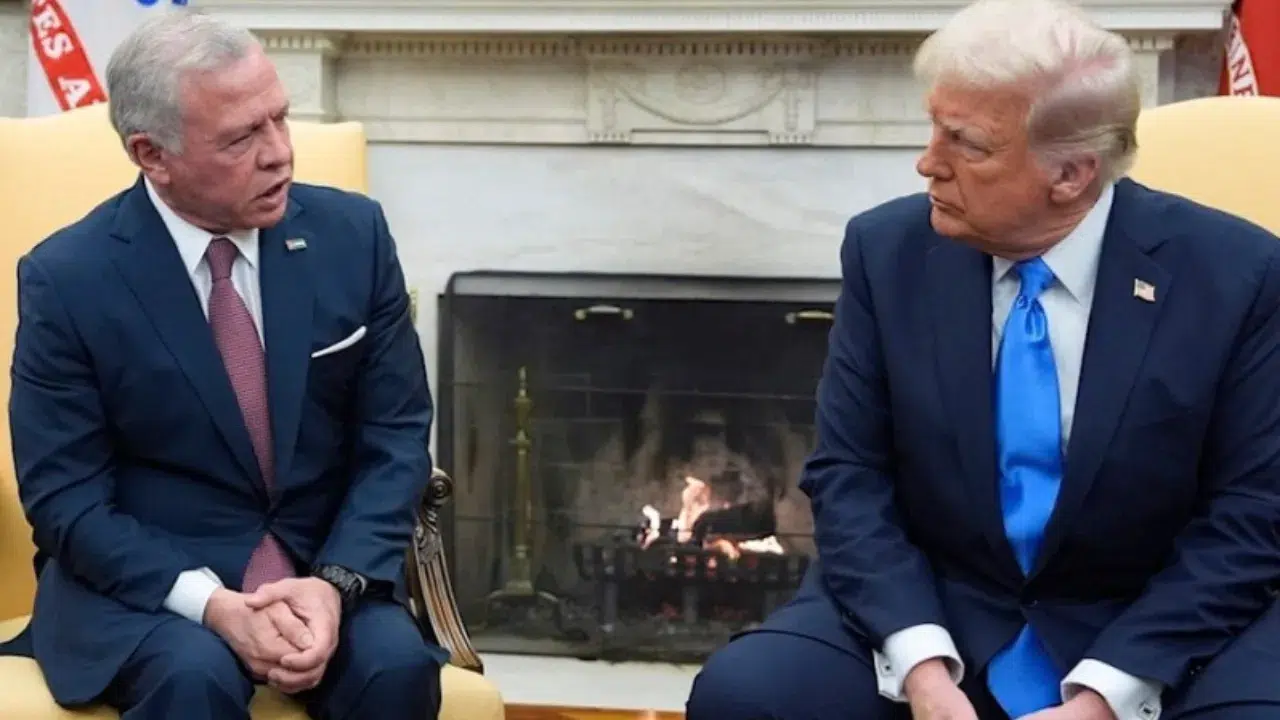 Ürdün Kralı 2. Abdullah, ABD Başkanı Trump ile görüştü