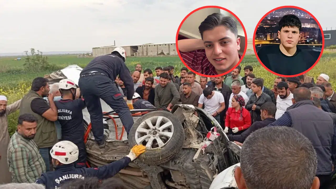 Şanlıurfa'da iki otomobil çarpıştı : 2 çocuk hayatını kaybetti, 2 yaralı