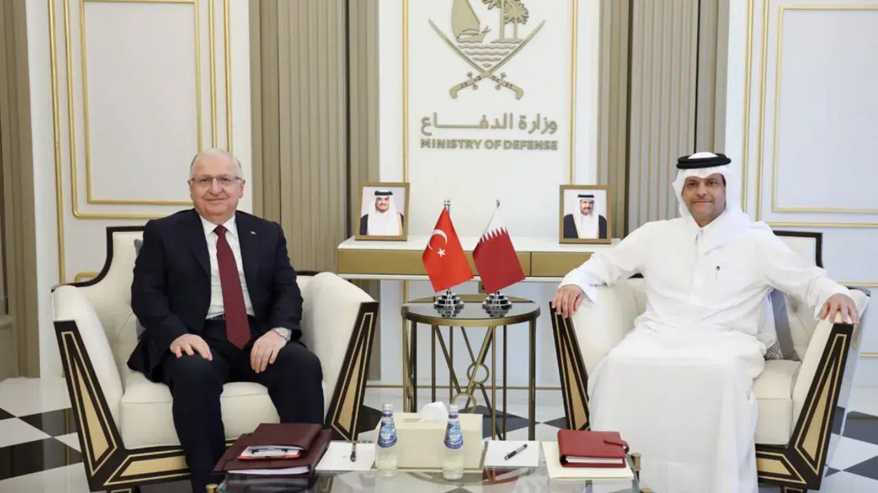 Bakan Güler, Katarlı mevkidaşı Al Sani ile bir araya geldi