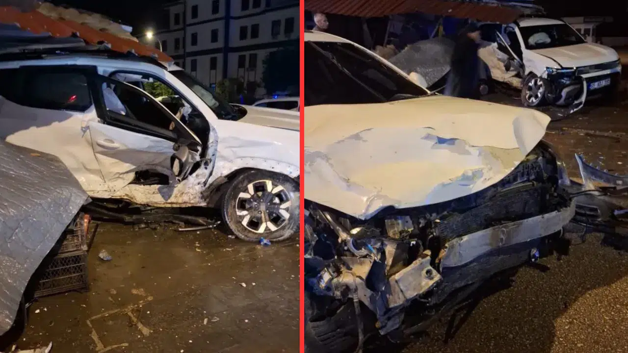 Osmaniye'de otomobiller çarpıştı : 3 yaralı