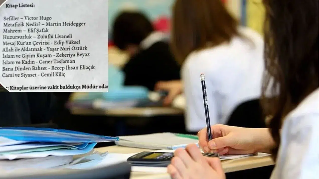 İstanbul Pendik’te bir okulda kitap listesi kriz yarattı : Müdür açığa alındı