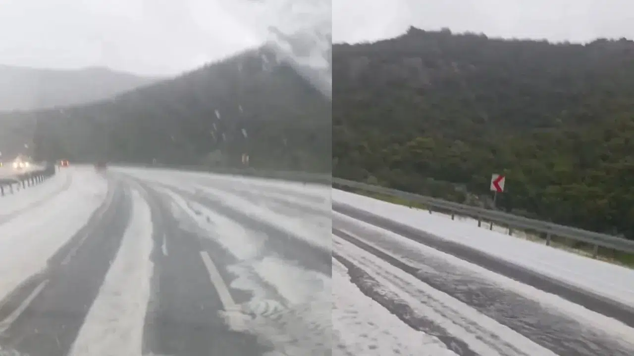 Antalya'da mayıs ayında kar : Yollar beyaza büründü