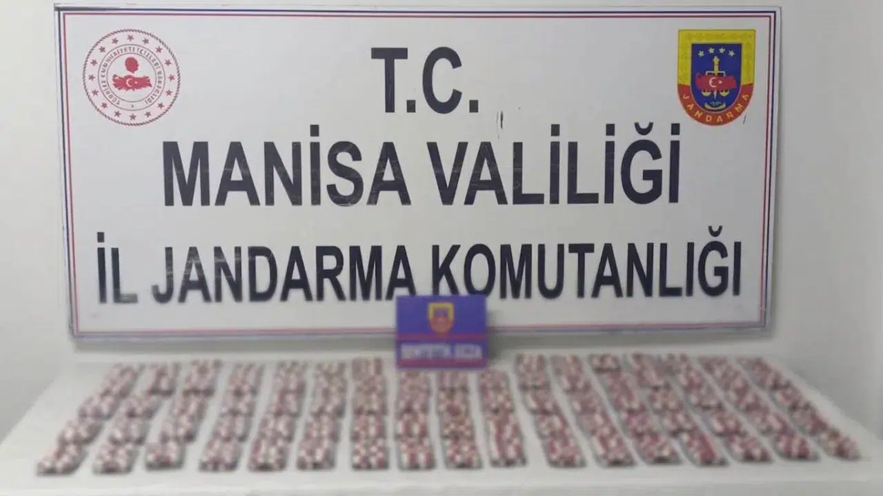 Jandarmadan Soma’da uyuşturucu operasyonu : Binlerce sentetik ecza ele geçirildi