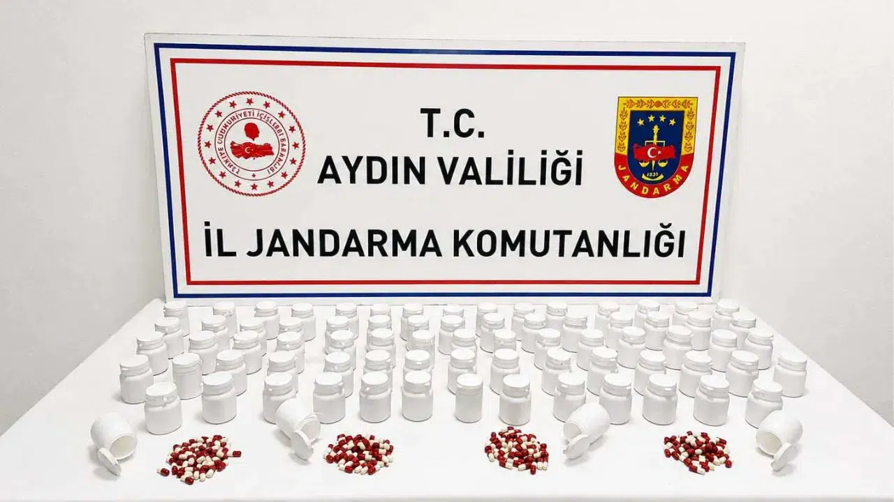 Aydın Efeler'de uyuşturucu operasyonu : 3 bin 939 adet hap ele geçirildi