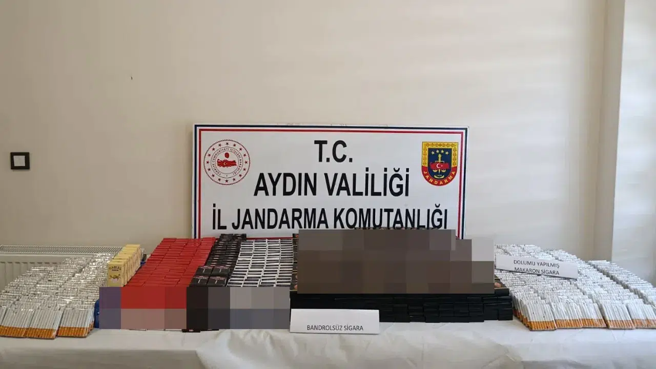 Aydın Koçarlı'da kaçak sigara operasyonu : 1 şüpheli yakalandı