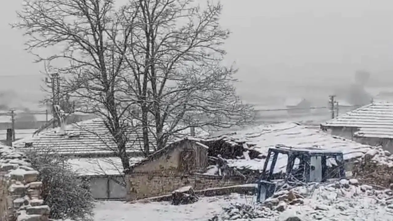Eskişehir, mayıs ayında beyaza büründü