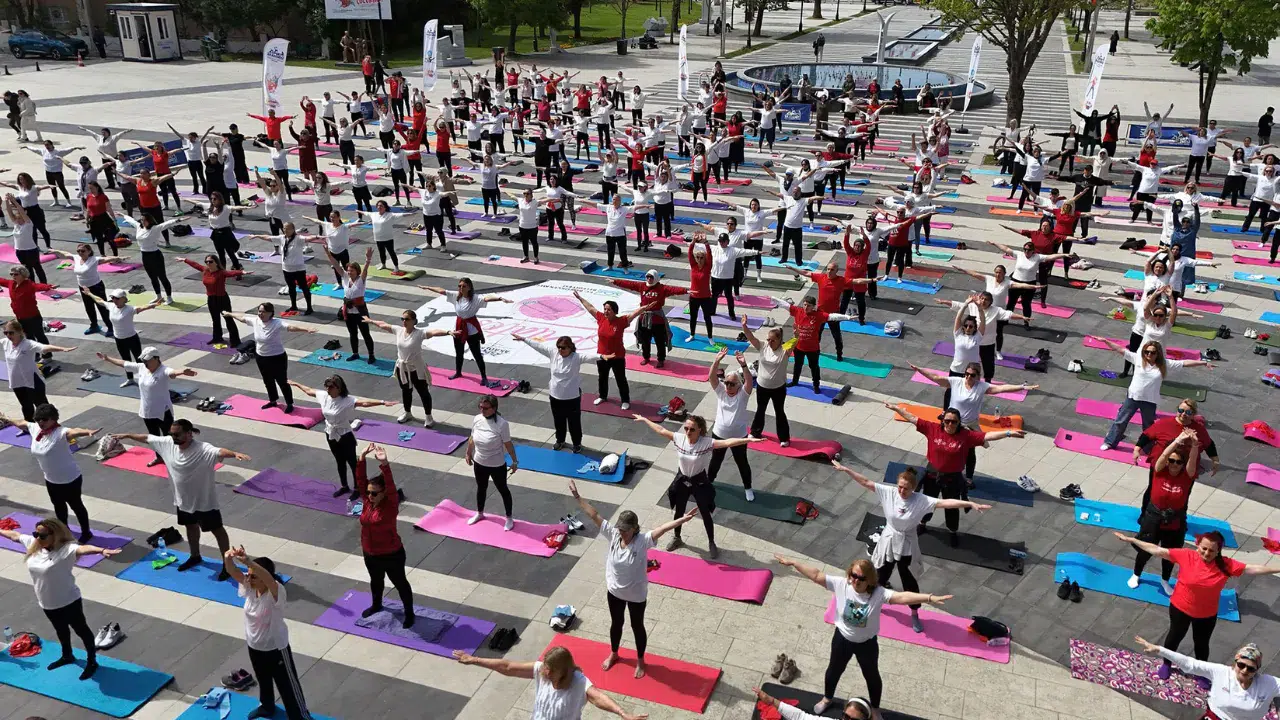 Büyükçekmece'de Dünya Pilates Günü kutlandı
