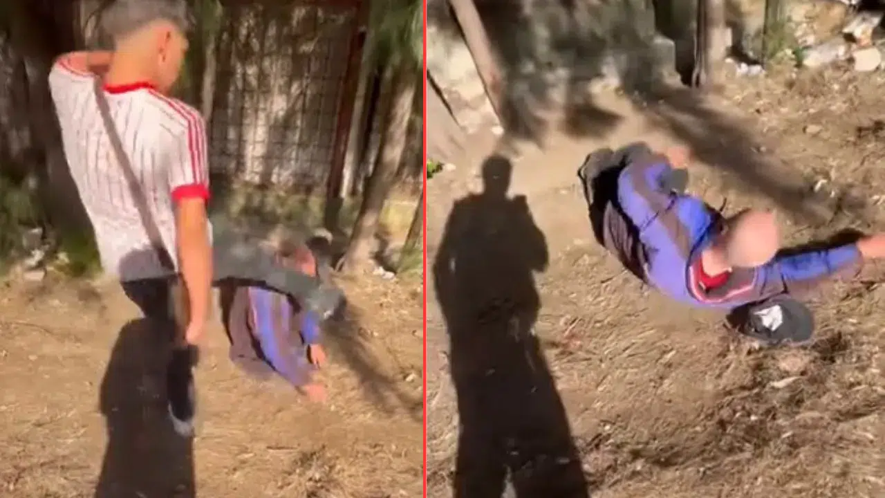İzmir'de sokakta uyuyan adama şiddet uygulayan şahıslar, o anları sosyal medyada paylaştı