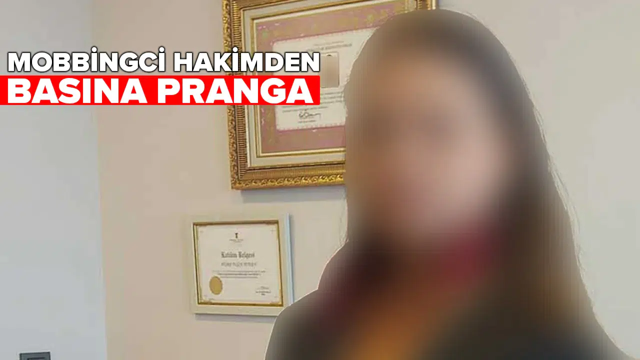 Mobbingci hakimden basına pranga