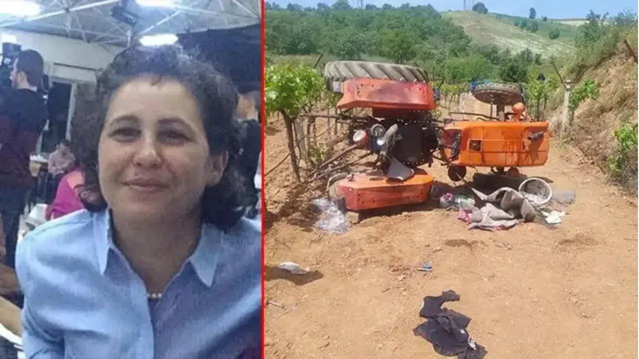 Manisa'da traktör şarampole uçtu : Sürücü yaralandı , eşi öldü