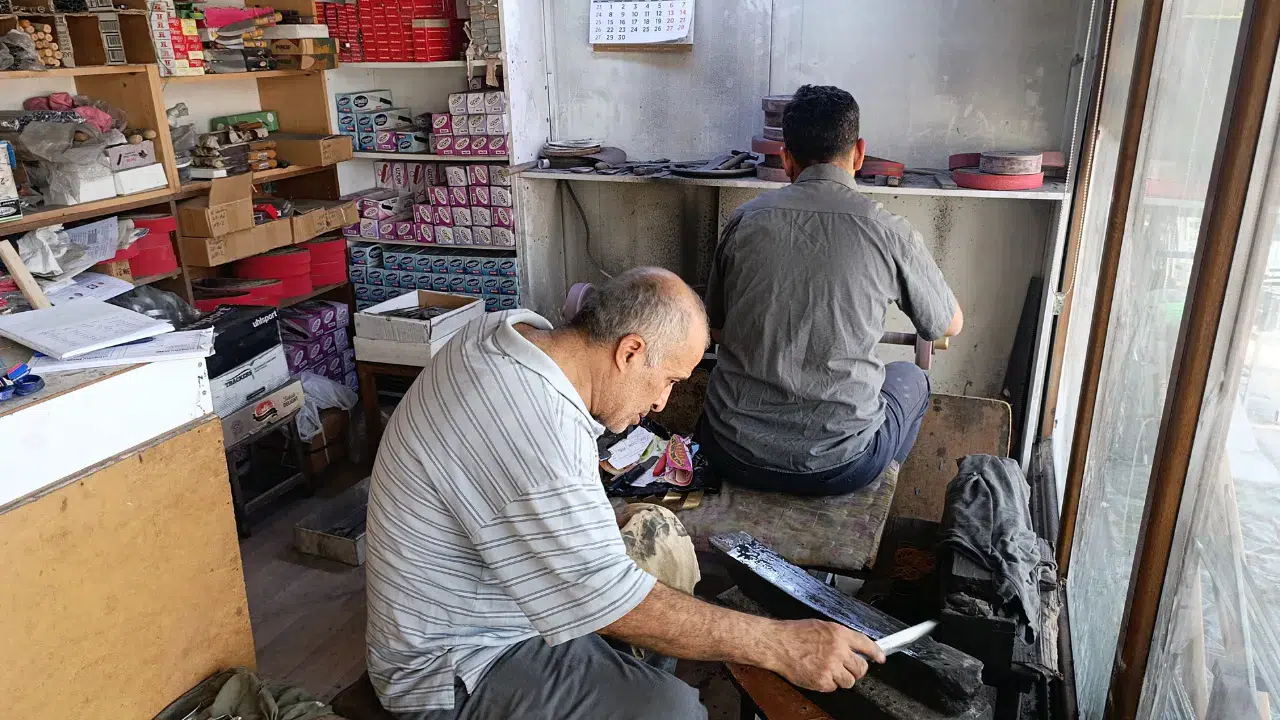 Kurban Bayramı öncesi Kahramanmaraş bıçakçılarında yoğunluk