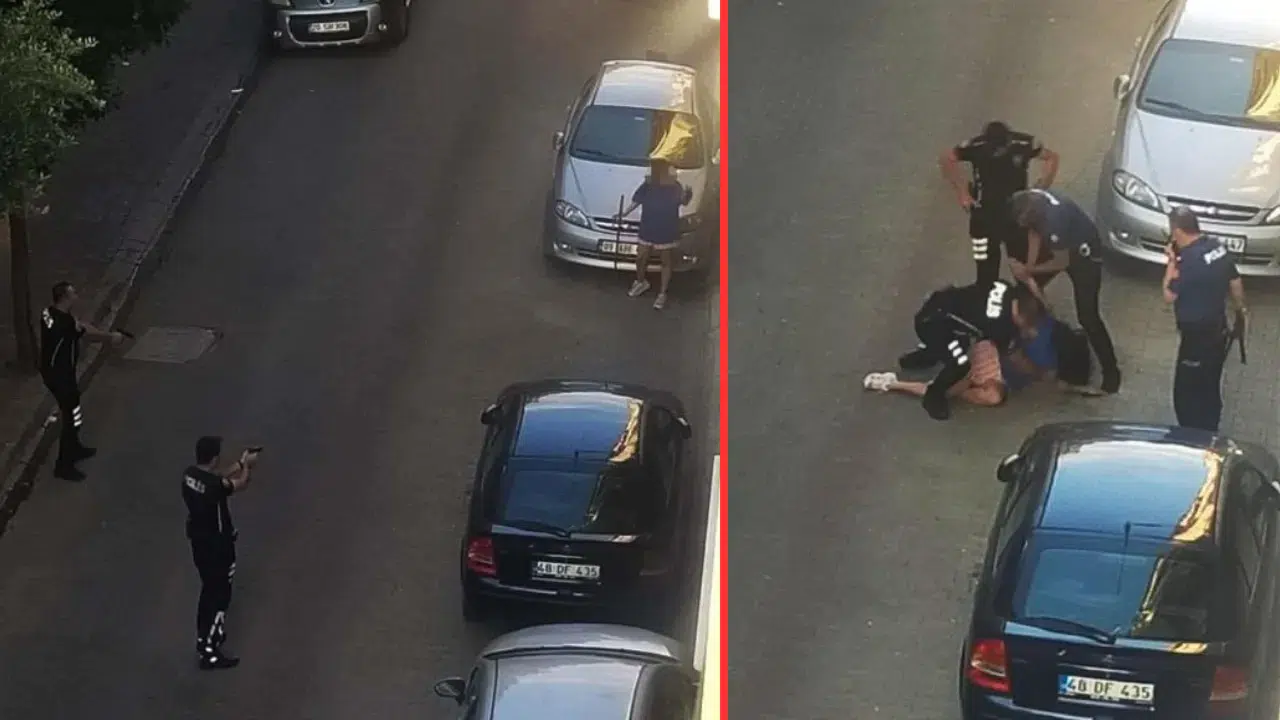 Aydın'da samuray kılıcıyla sokakta gezen genç kız dehşet saçtı