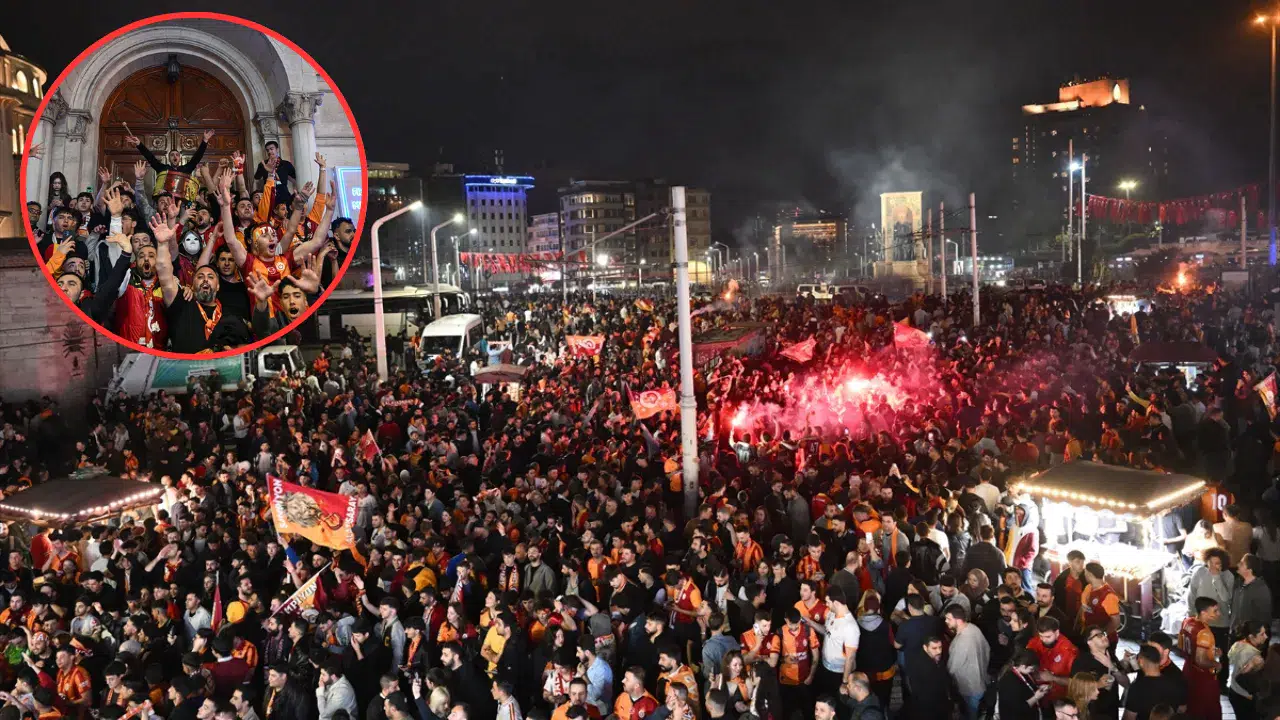 Galatasaray’ın 26. şampiyonluğu İstanbul’da coşkuyla kutlandı