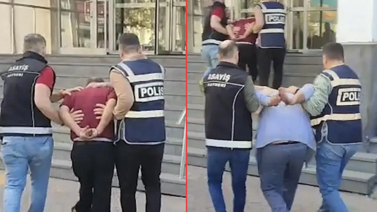 Kayseri'de 30'ar yıl hapis cezası bulunan 2 firari hükümlü yakalandı