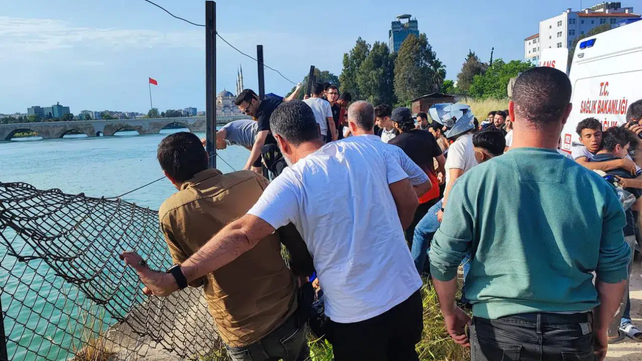 Adana'da Seyhan Nehri'nde boğulan genç, yaşamını yitirdi