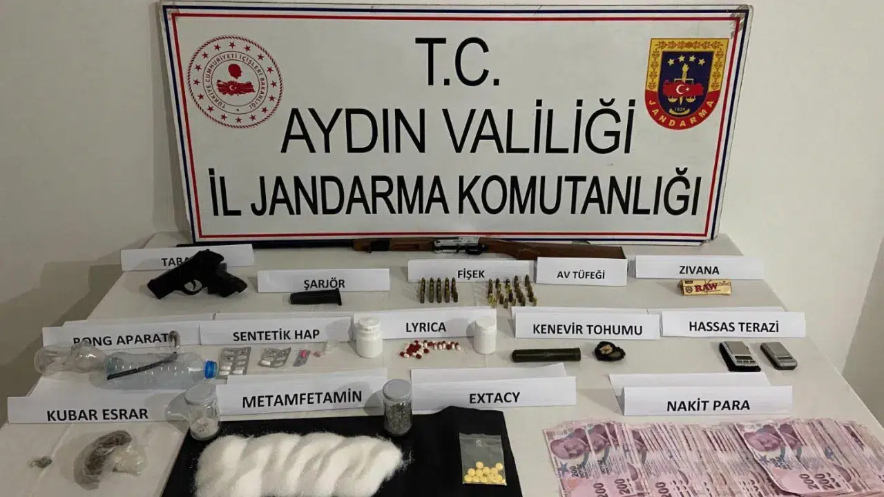 Aydın Germencik'te uyuşturucu operasyonu : 2 tutuklu