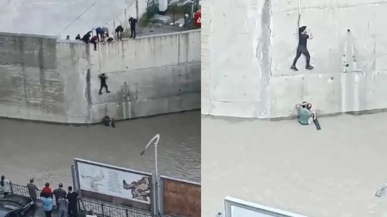 Artvin'de akıntıya kapılan çocuk vatandaşların yardımıyla kurtarıldı