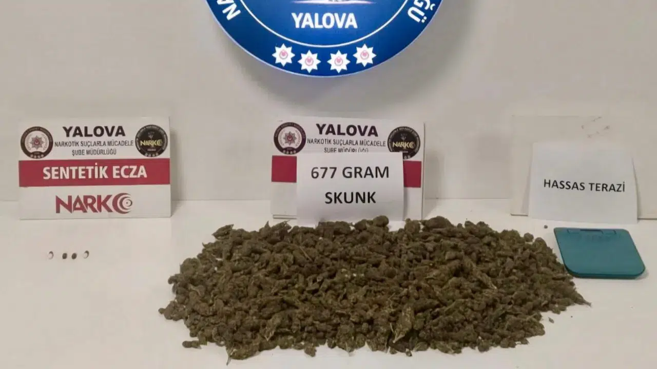 Yalova'da uyuşturucu operasyonu : 2 tutuklu