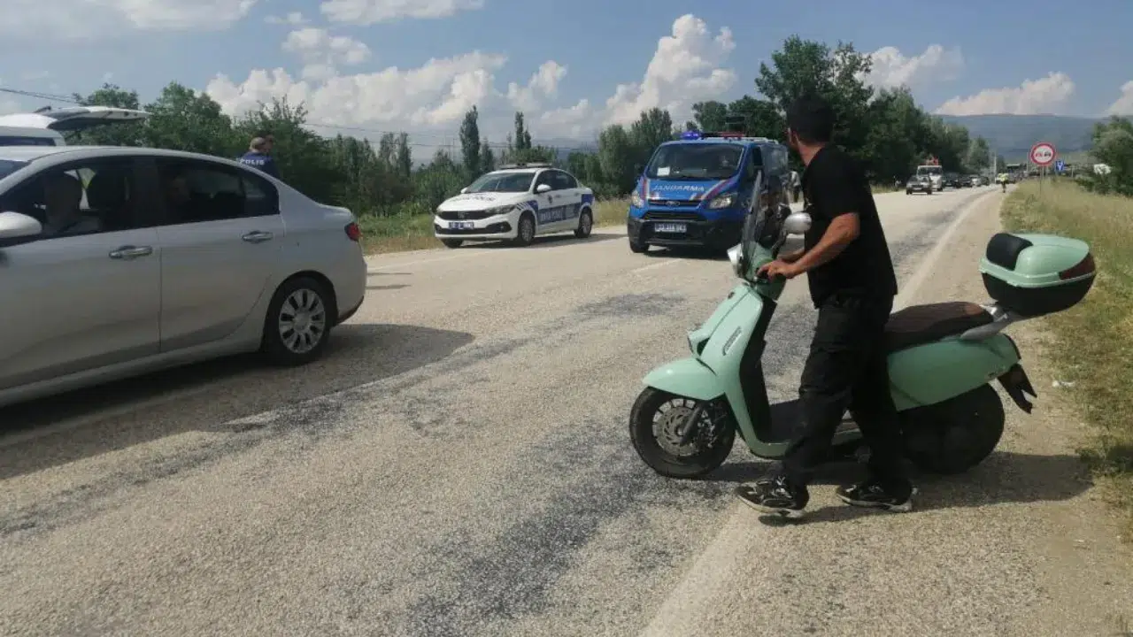 Isparta'da motosiklet kazası : 1 ağır yaralı