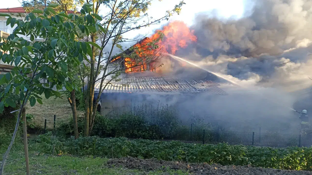 Samsun'da müstakil evde korkutan yangın