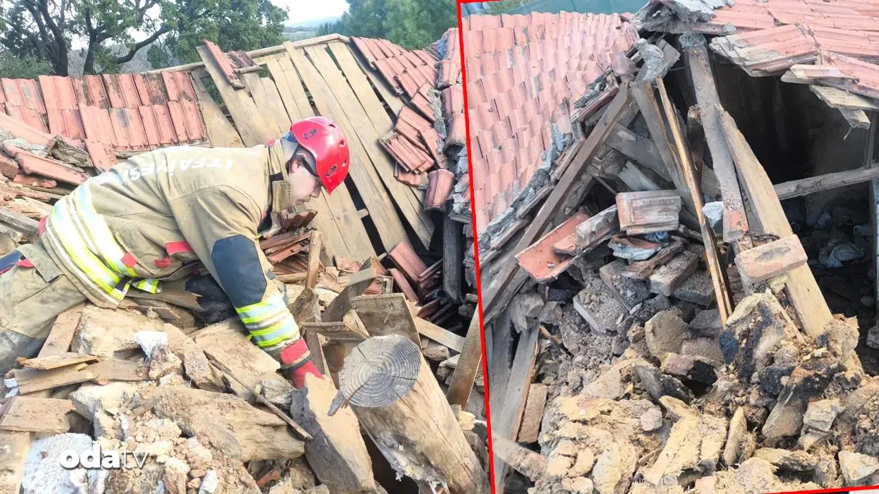 Manisa'da Tek Katlı Kerpiç Ev Neden Çöktü? Bir Yaralı Var