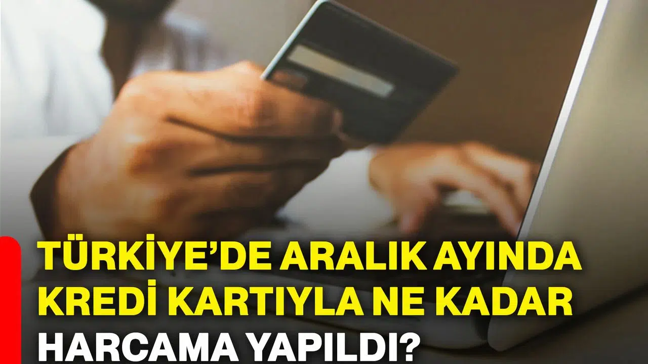 Aralık ayında Türkiye'de kredi kartı harcamaları ne kadar oldu?