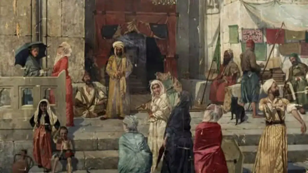 Osman Hamdi Bey'in Cami Kapısında Tablosu Londra'da Rekor Fiyata Satıldı