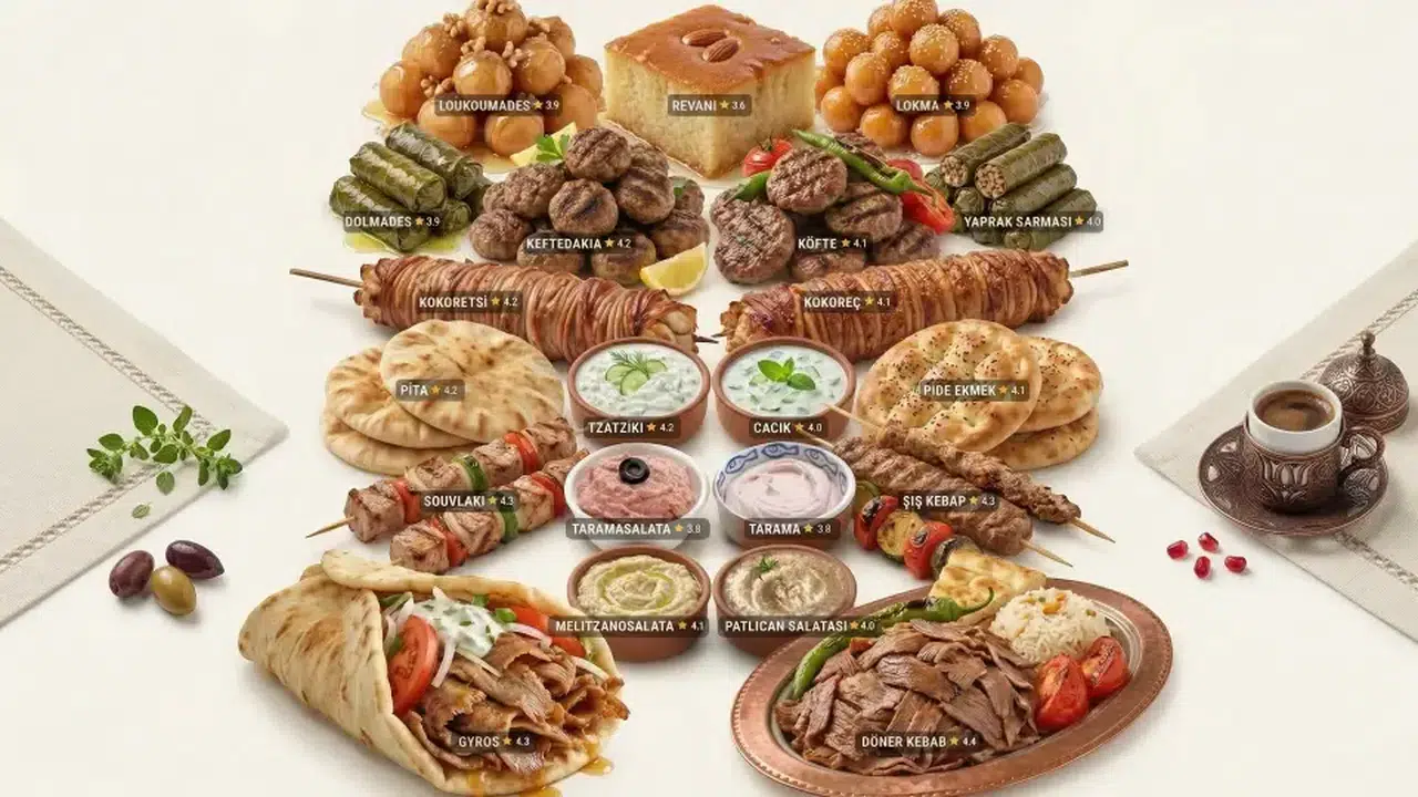 Türkiye ve Yunanistan'ın Aynı Anda Sahiplik İddia Ettiği Yemekler Nelerdir?