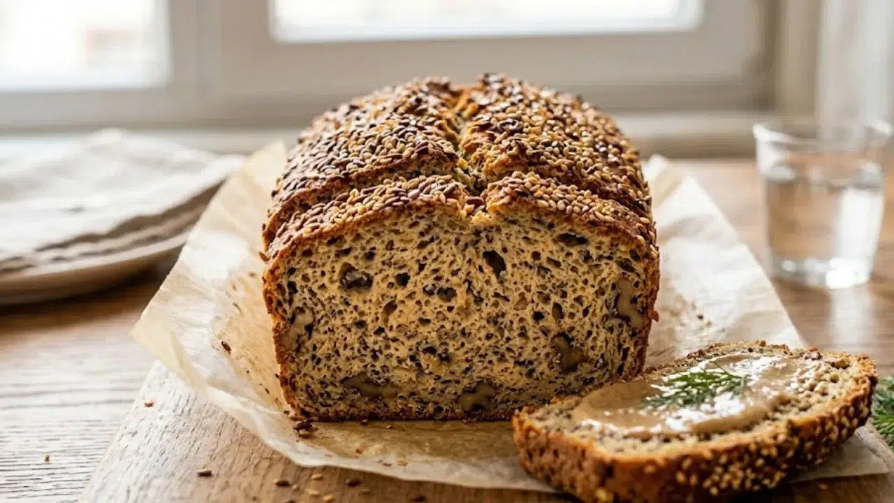 Diyet dostu chia tohumlu unsuz ekmek tarifi